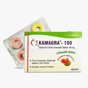 Kamagra Polo 100 mg sildenafil chewable tablet for convenient erectile dysfunction treatment