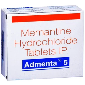 Admenta 5mg Memantine tablet strip for dementia cognitive therapy