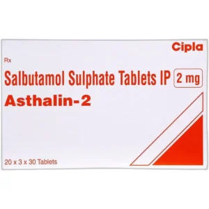 Asthalin 2 mg tablet for quick asthma relief and wheezing control
