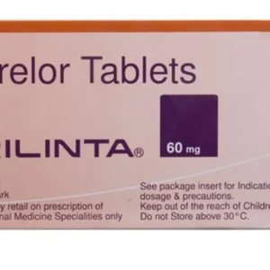 Brilinta 60mg Ticagrelor tablet strip for acute coronary syndrome therapy
