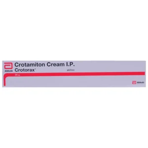 Crotorax cream Crotamiton for skin mite and pruritus relief