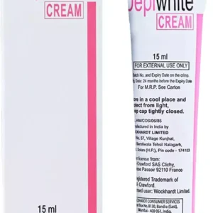 Depiwhite cream tube for hyperpigmentation and dark spot treatment