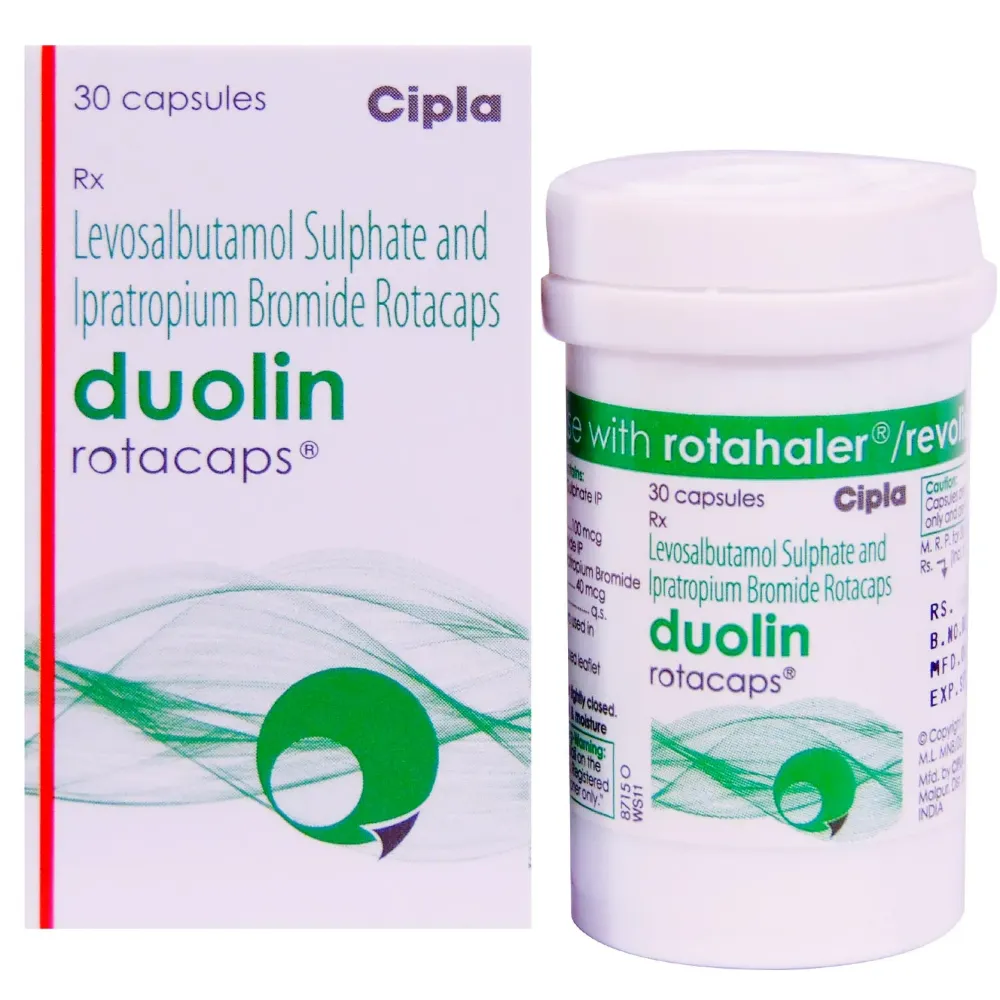 Duolin Rotacaps for asthma and COPD breathing relief