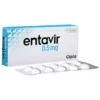 Entavir 0.5 mg tablet box Entecavir for Hepatitis B management
