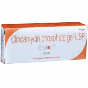 Erytop gel Erythromycin antibiotic for pimples and acne therapy
