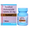 HepBest 25mg Tenofovir Alafenamide tablet bottle for Hepatitis B treatment