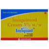 Imiquimod cream 5% sachet for skin warts and lesions