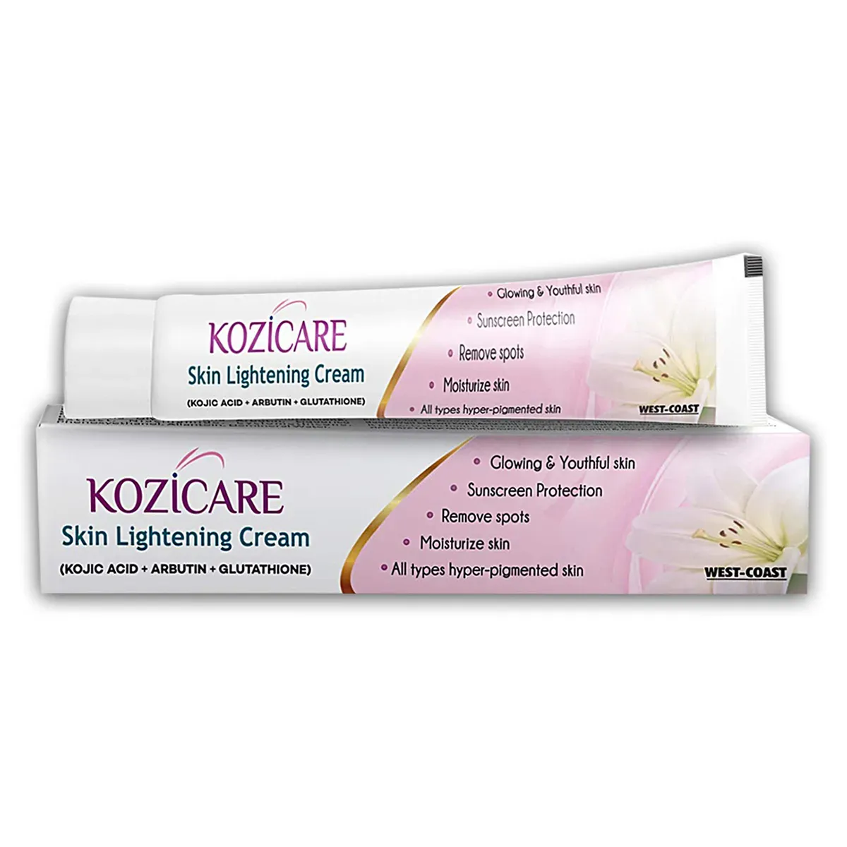 Kozicare Cream for skin lightening and dark spot reduction