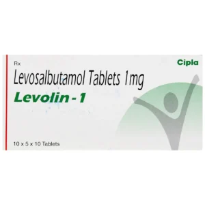 Levolin 1 mg tablet for asthma and breathing difficulty relief