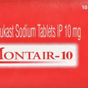 Montair 10 mg tablet for asthma and allergic rhinitis relief