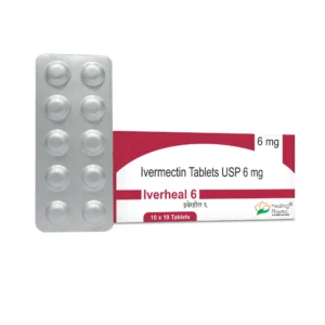 Iverheal 6 mg Ivermectin tablets used to treat parasitic infections