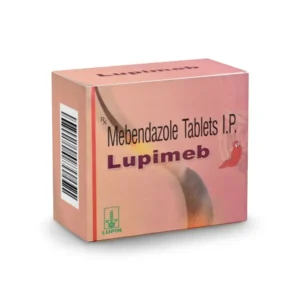 Lupimeb 100 mg Mebendazole tablet for treating intestinal worm infections